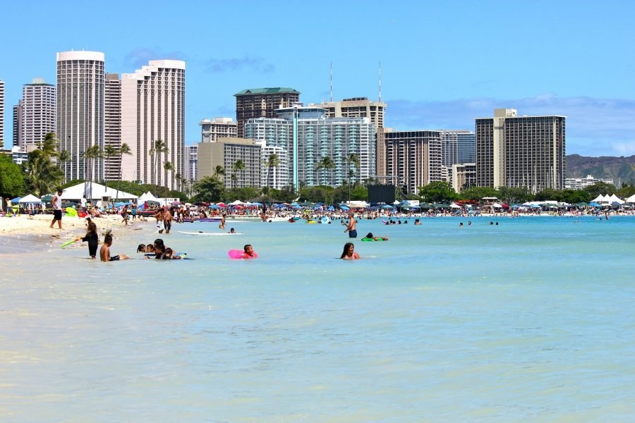 Where is Waikiki beach